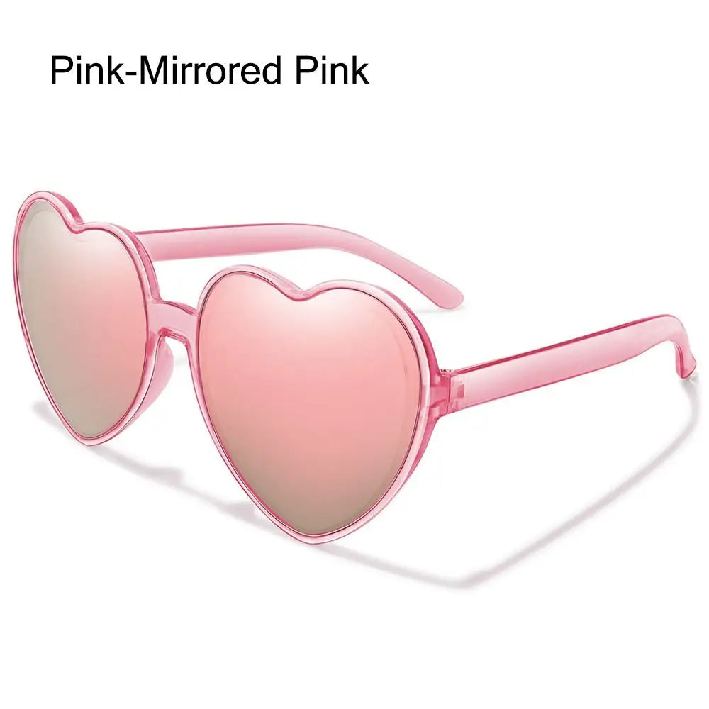 Summer Heart Sunglasses Trendy Heart Shaped Sun Glasses for Women Party Halloween Cosplay Glasses UV400 Protection Eyewear