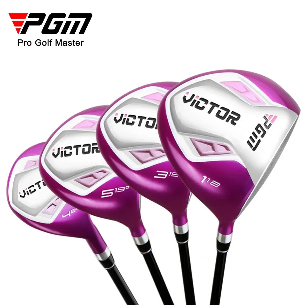 PGM Golf Clubs Golf Club Set Ladies Beginner Complete Set 12 Pcs/9 Pcs/4 Pcs,carbon Rod/Steel Pole LTG007