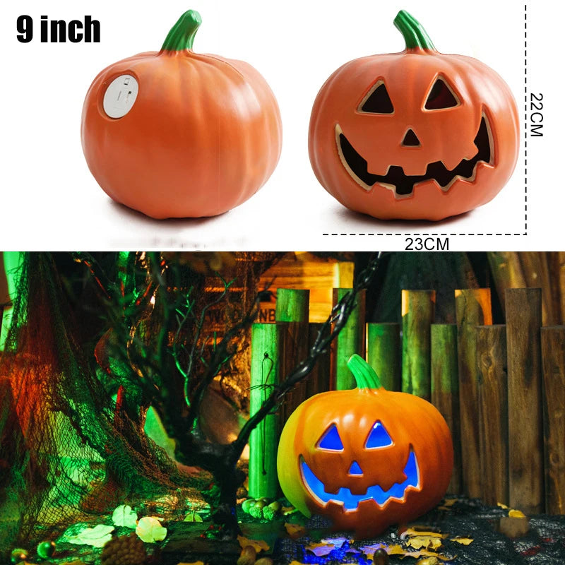 Halloween Decoration Scream Pumpkin Led Festival Accessories Decorations Bright Materials Ring Light Fairy Lights Night Outdoor