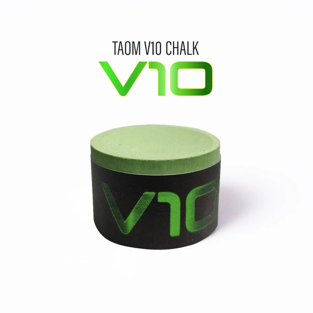 TAOM Chalk V10/Pyro/Soft Billiard Round Chalk Blue/Green/Pink Colors Professional Chalk Snooker Pool Chalk Billiards Accessories