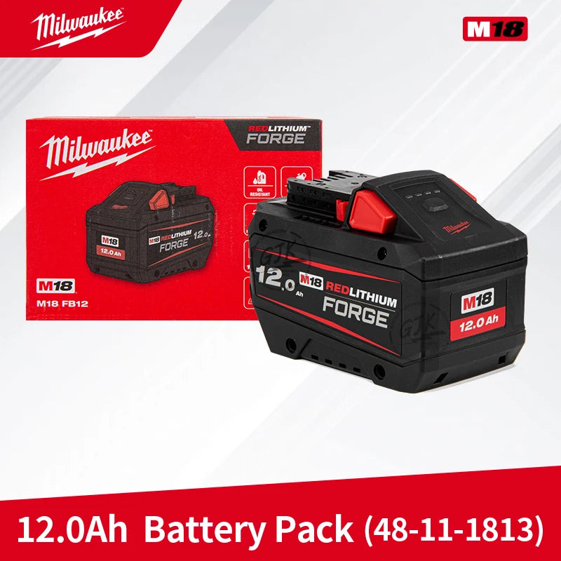 Milwaukee 48-11-1861 48-11-1881 48-11-1813 M18 FB6 M18 FB8 18V Lithium-Ion REDLITHIUM FORGE HD 6.0Ah 8.0Ah 12.0Ah Battery Pack