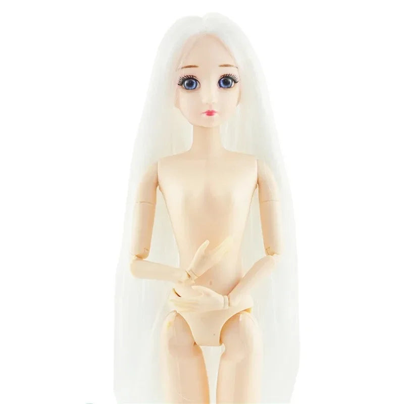 30cm Doll Toys for Girls 1/6 BJD Dolls Body Make-Up 3D Eyes Beautiful Princess Baby Girl Dolls Plastic DIY Toy for Girls