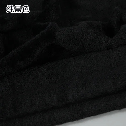 40x50cm Faux Rabbit Fur Fabric 8mm Encrypted Soft Fur Short Plush 100% Polyester Handmade DIY Clothing Home Textiles Scarf Doll