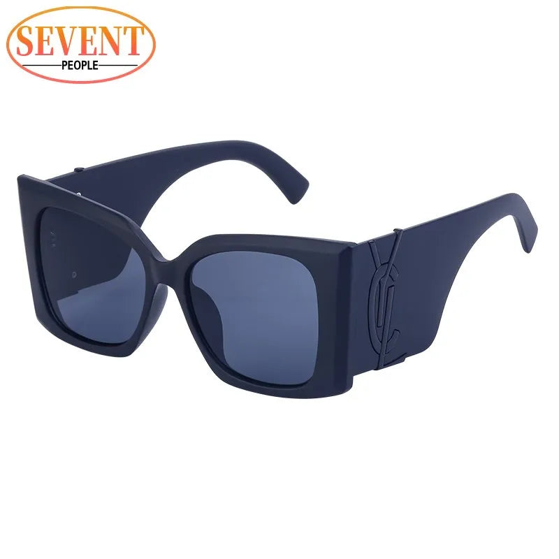 Oversized Cat Eye Sunglasses Women 2025 Luxury Brand Designer Fashion Square Sun Glasses for Female New Trend Big Frame Sunglass