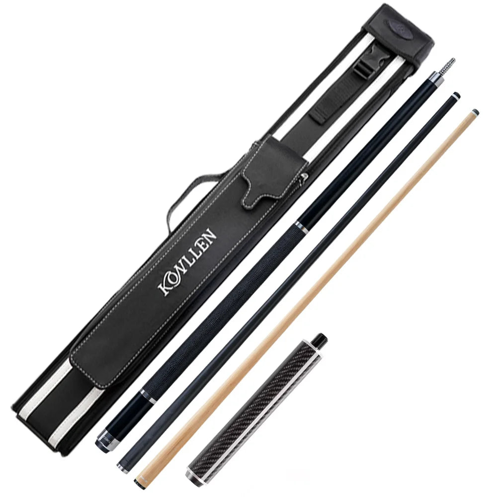 ZOKUE Carbon Fiber Pool Cue Elite Series With 12.5mm Low Deflection Full Carbon Technology Cue Stick for Billiard Cue Stick Kit