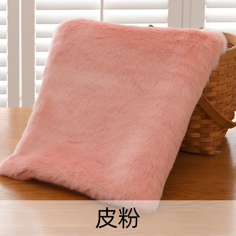 2.5cm Imitation Rabbit Fox Fur Grass Counter Decoration Carpet Clothing Scarf Animal Fur Suit Fabric