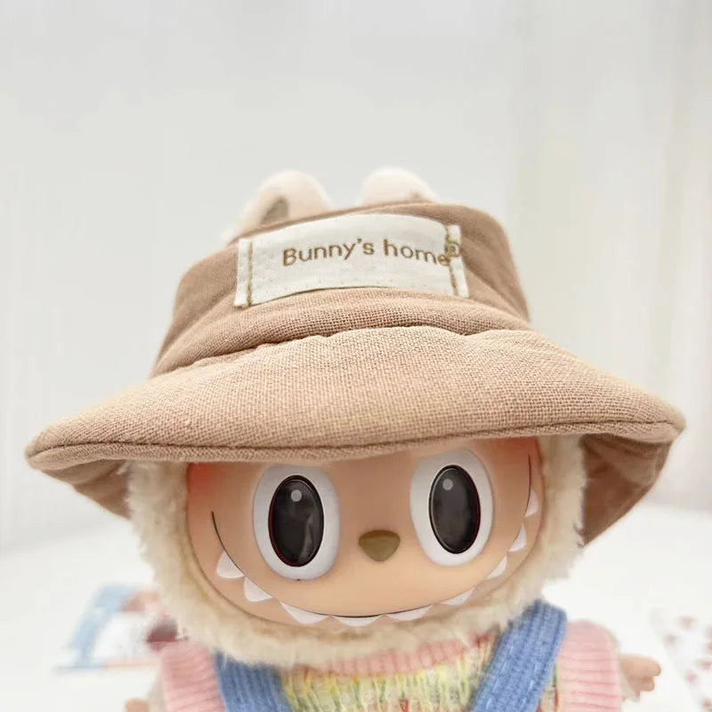 17cm Cute Mini Plush Doll'S Clothes Outfit Accessories for Korea Kpop Exo Labubu Idol Dolls Sweater Hoodie Clothing DIY Kid Gift
