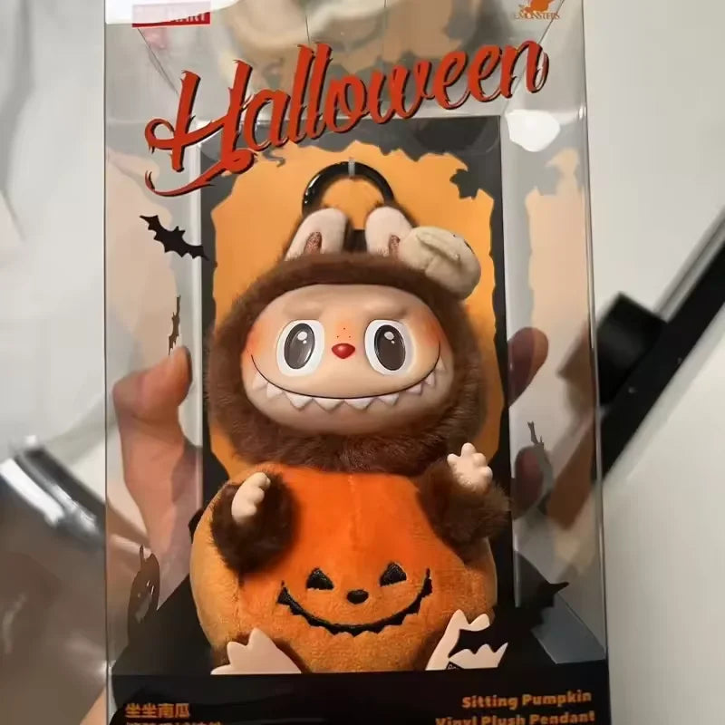 Halloween Pumpkin Clothes for Labubu Trendy Accessories Bat Wing Pumpkin Clothes With Hat Dolls Accessories for 17cm Ropa Labubu