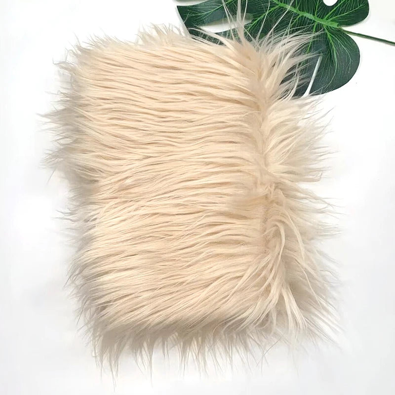 Faux Fur Fabric 46 Colors 160x50cm 8cm Soft Long Plush Handmade Doll/Clothing Shaggy Fabric