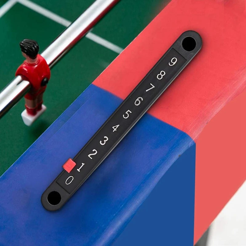6Pcs Soccer Tabletop Scoreboard Mini Snooker Score Board Scorer Pointers and Number Strip Table Games Counter