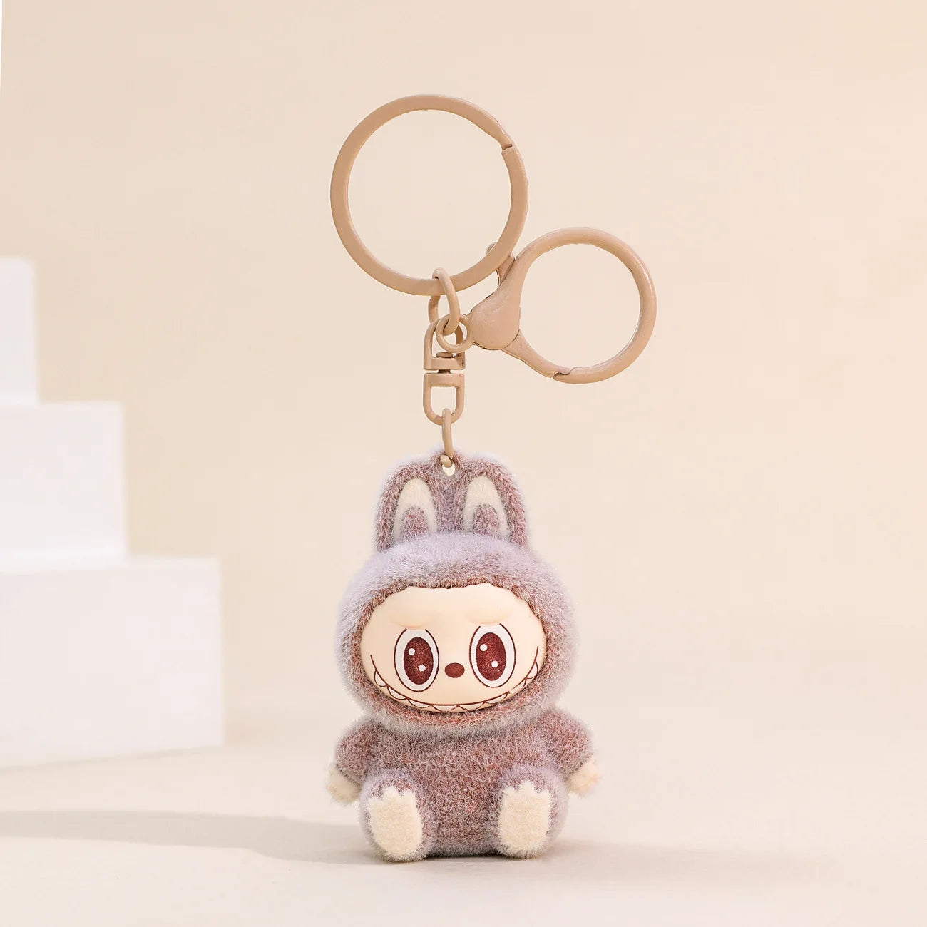 New Christmas Labubu Kawaii Particles Keychain Bag Cell Phone Charm Key Chain Christmas Gift
