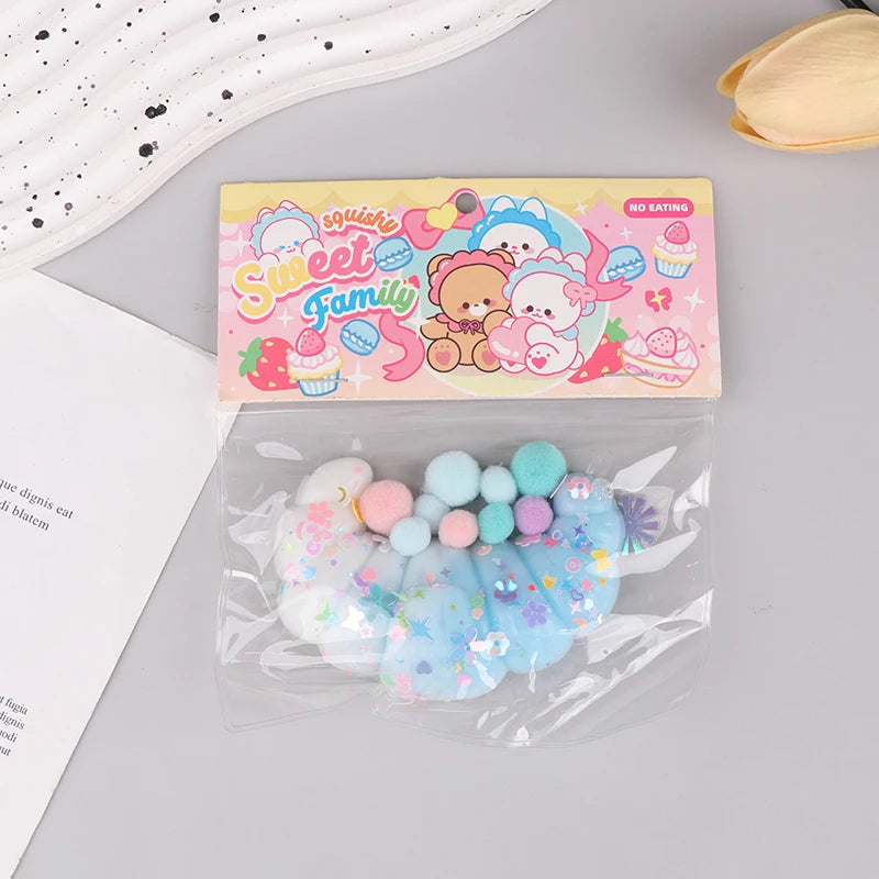 1PC Cute Squishy Toy Kawaii Plush Cake Waffles Donuts Food Slow Rebound Pinch Decompression Toy Stress Release Vent Gift