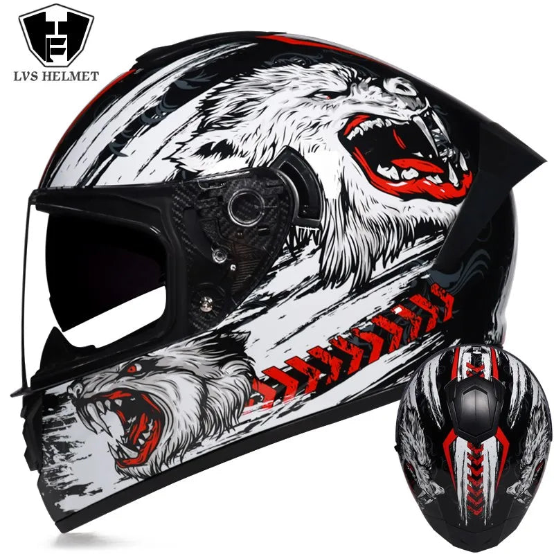 Men Motorcycle Helmet Women Full Face Warm Winter Motor Bike Moto Scooter Motorbike Helmets