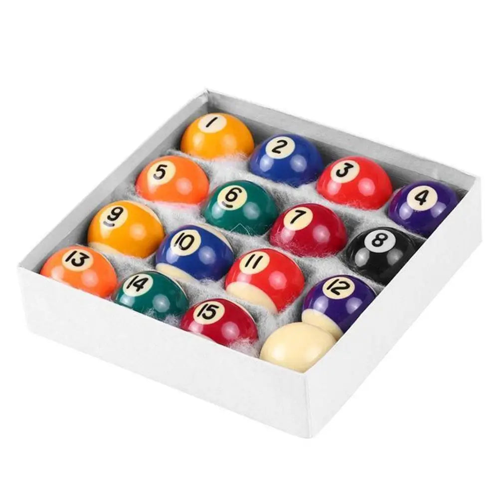 New Mini Pool Ball 25mm Plastic Table Balls Set Children Billiards Portable Multifunctional Toy Children's Brithday Gift