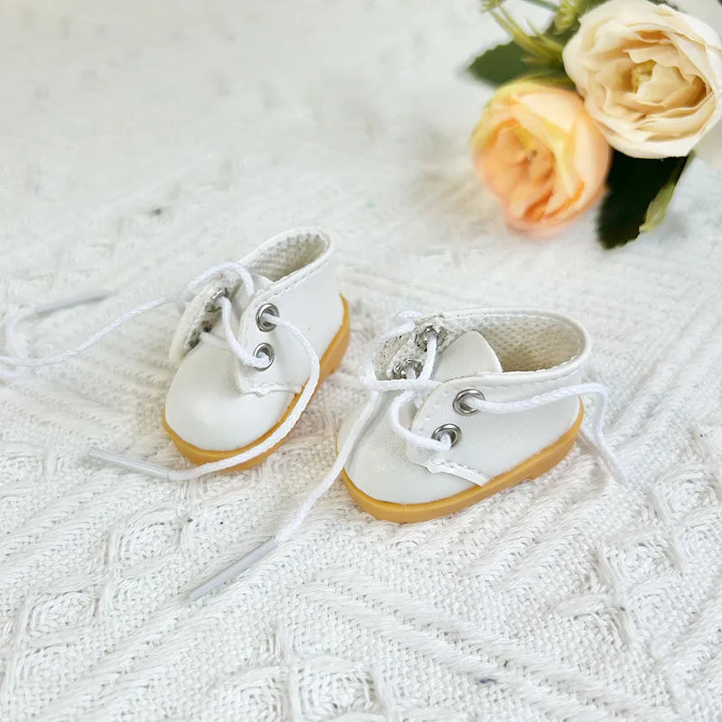 17cm Cute Labubu Leather Shoes Canvas Shoes Sneakers Camera Labubu Doll Shark Accessories Labubu Korea Kpop Exo DIY Girls Gift