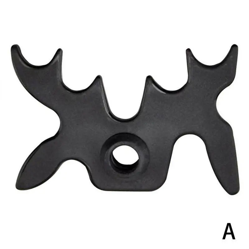 2023 New Pool Cue Black Snooker Billiards Cue Rack Bridge Head Billiards Cross Antlers Rod Holder Accessories
