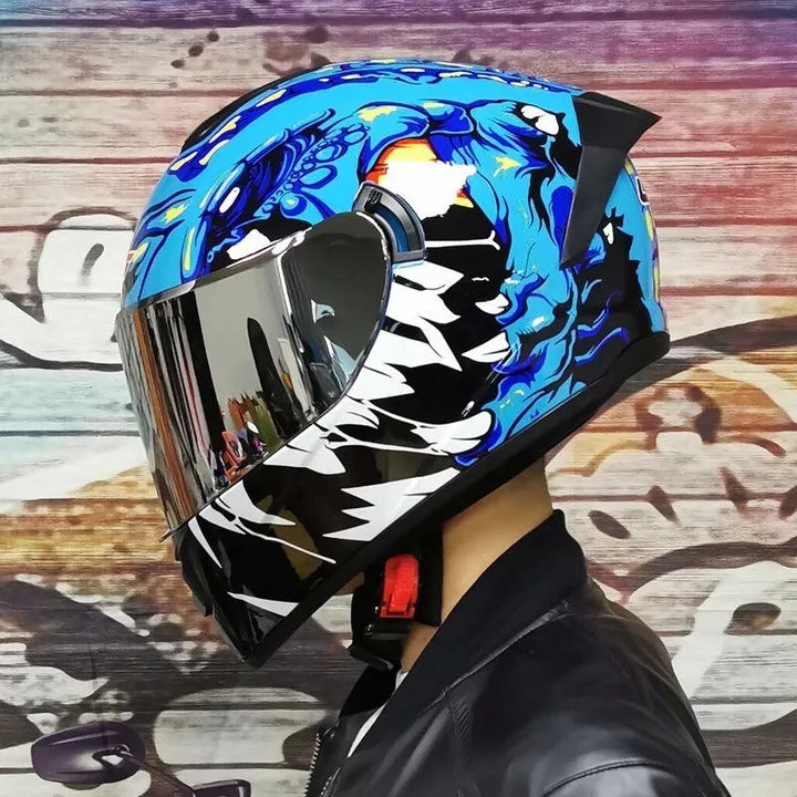 Men Motorcycle Helmet Women Full Face Warm Winter Motor Bike Moto Scooter Motorbike Helmets
