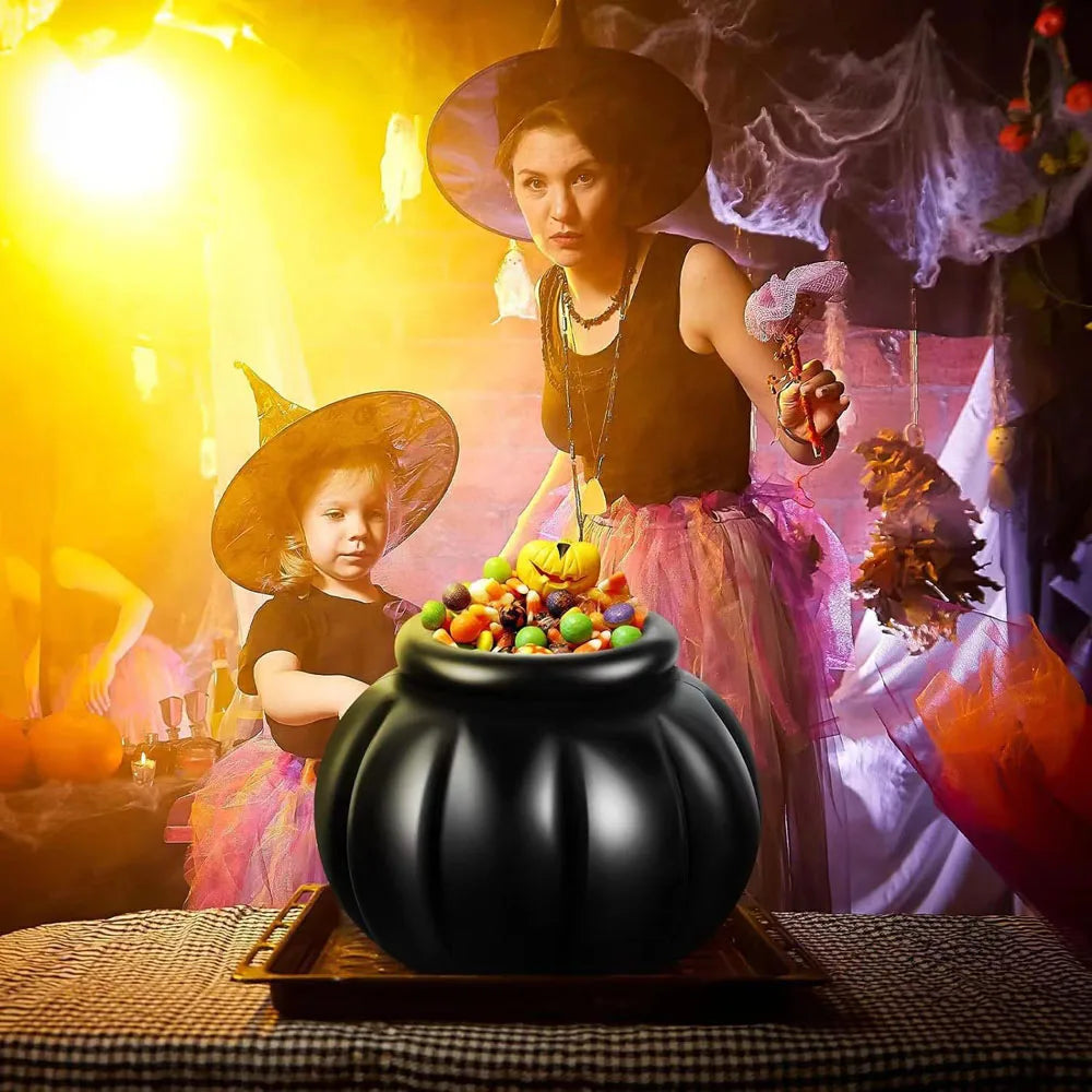 Inflatable Witch Pot Halloween Large Multi-Functional Ice Bucket Candy Container Party Horror Props to Halloween Decoration