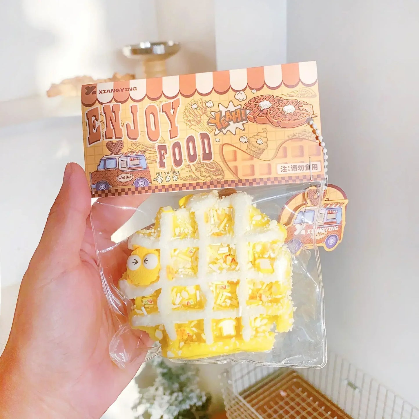 Squishy Food Creative Kids Fidget Toy Simulation Exquisite Waffle Bread Toast Donuts Slow Rising Squeeze Stress Relief Toys
