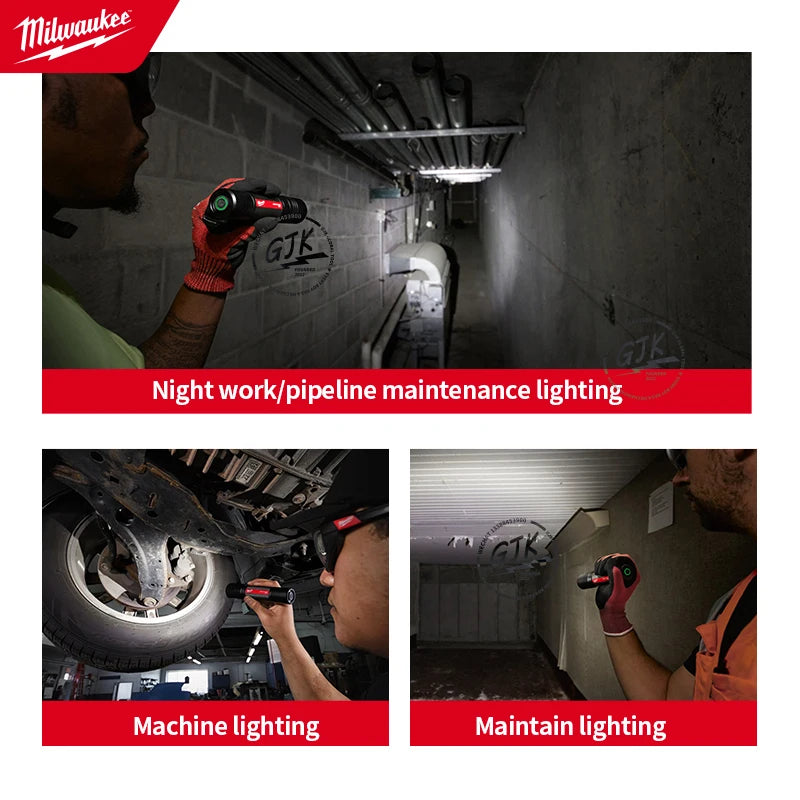 Milwaukee L4 FL2000-301 REDLITHIUM™ USB Rechargeable Slide Focus Flashlight 2,000 LUMENS With Fast Beam Control