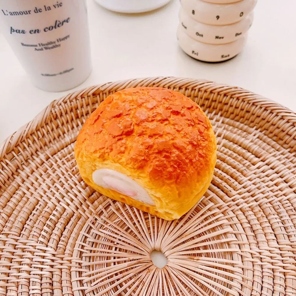 Simulation Bread Toast Squishy Toys Donuts Slow Rising Rebound Squeeze Toy Anti Stress Relief Toys for Kids Adults Desktop Decor