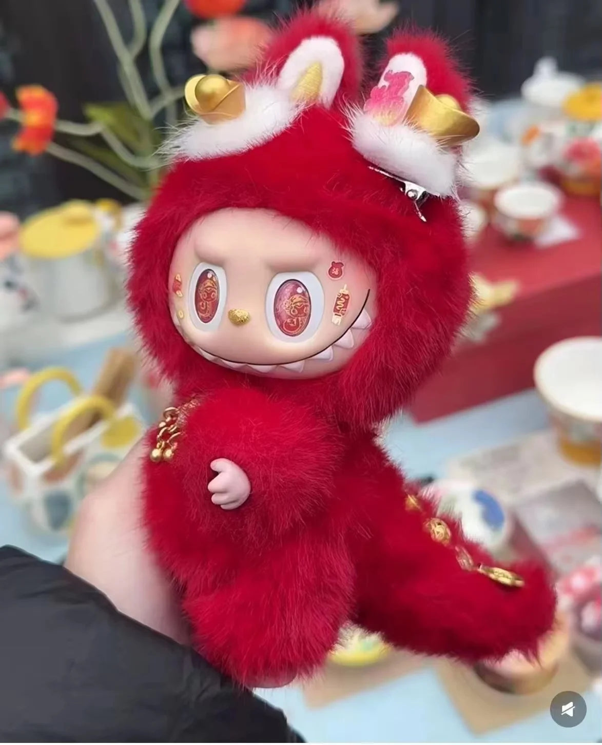 2025 New 38cm Zimomo Labubu Creative Change Doll Diy Figure Vinyl Doll Model Toy 1:1 Replica Toy Birthday Gifts Send to Friends