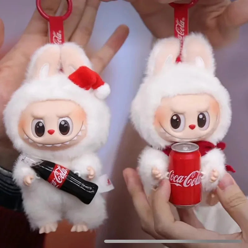 Labubu Coca Cola Vinyl Face Series Blind Box Third Generation Rubble Handmade Heartbeat Macaron Gift Collection Toy