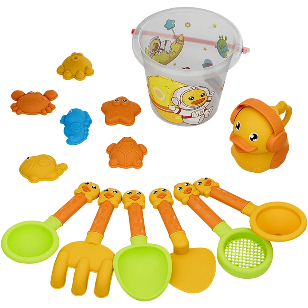 Beach Toys Beach Bucket Digging Sand Shovel Beach Tools W/ Shovel Children Summer Sand Model Set Swimming Bath Toys Seaside Game