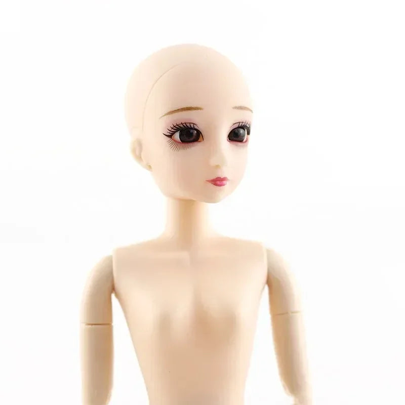 30cm Doll Toys for Girls 1/6 BJD Dolls Body Make-Up 3D Eyes Beautiful Princess Baby Girl Dolls Plastic DIY Toy for Girls