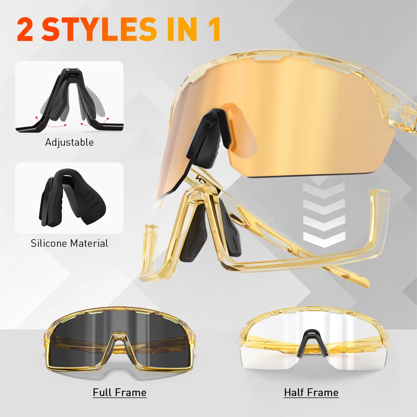 Scvcn-Cycling Sunglasses for Men and Women, UV400 Glasses, MTB Sunglasses, Sports Eyewear, Woman Goggles, Bicycle Eyewear, 2024