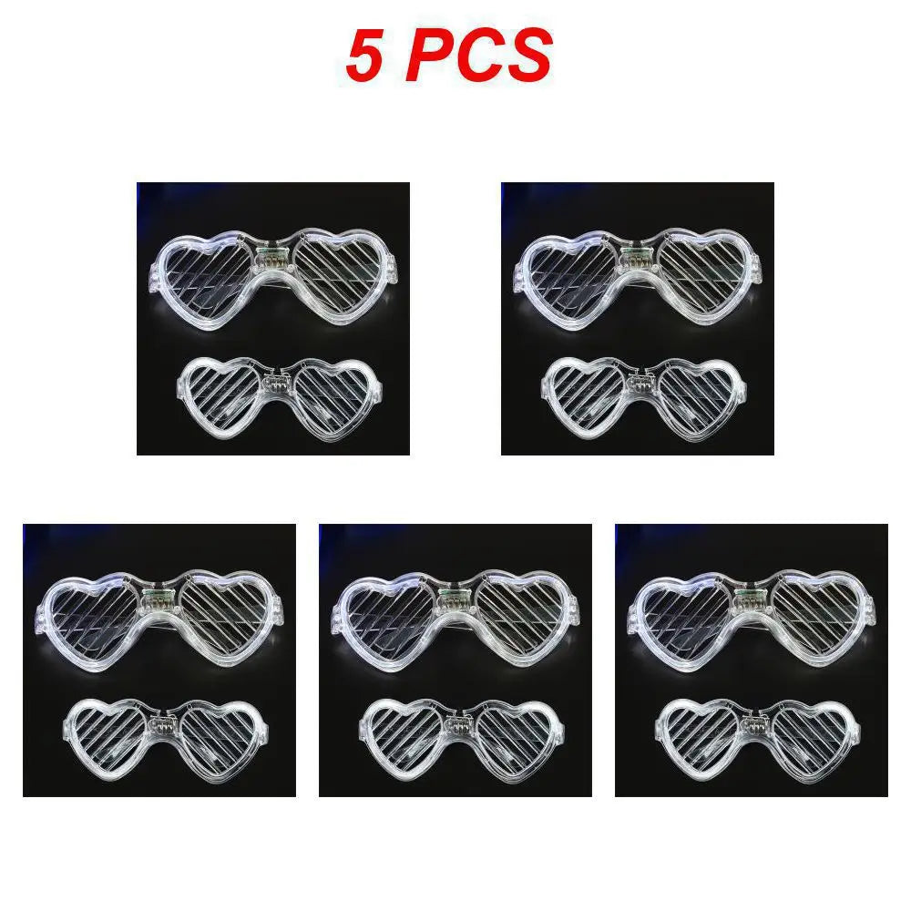 Sense of Future Science Technology LED Luminous Glasses Ins Popular Punk Goggles Party Christmas Colorful Light Shades Decor