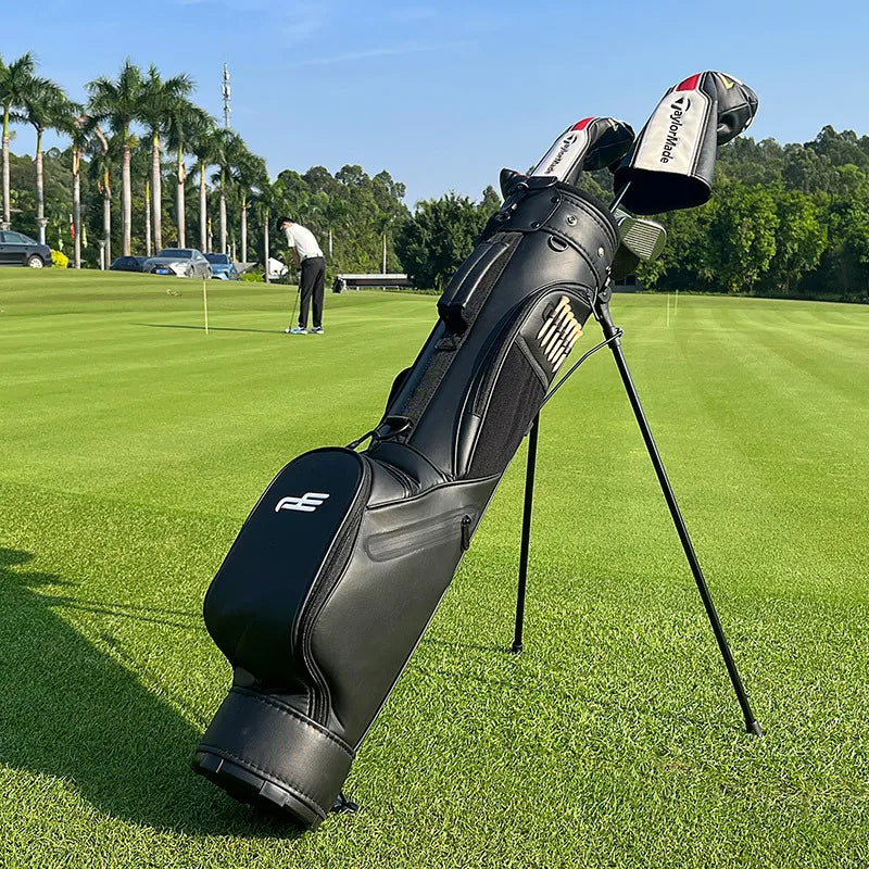 PlayEagle Large Capacity Golf Rack Bag Nylon Lightweight Adult Portable Golf Clubs Rack Bag Can Accommodate 7 Clubs