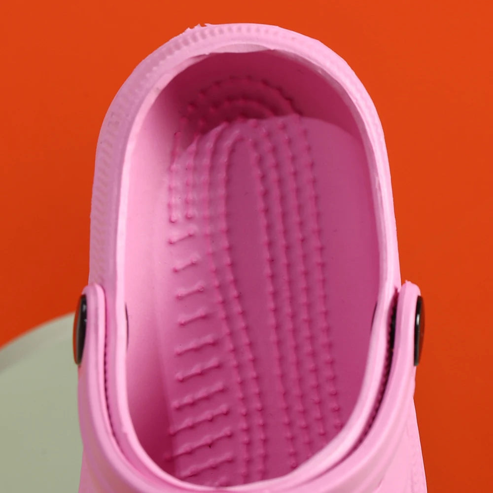 New Child Waterproof Slippers Summer Outdoor Women Slides Soft Sole Garden Shoes Indoor Classic Nursing Clogs Sandals Slide