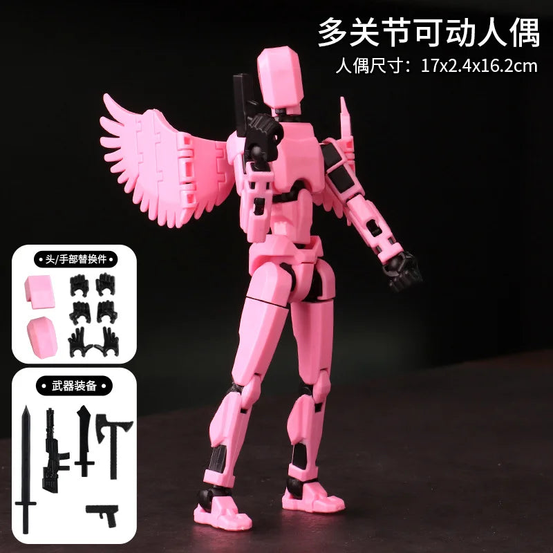 Dummy 13 Lucky Doll 13 Joint Movable 3D Printing Toy Dummy Doll DIY Decompression God