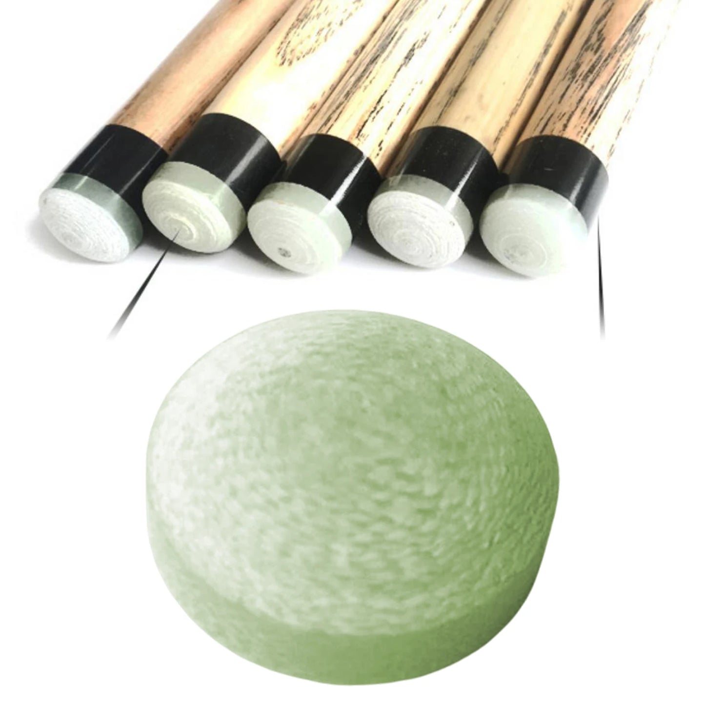 Pool Stick Tip Round Replacement Repair Break/Jump Tip Glue to Repair Hardness for Billiard Snooker Pool Cue Accessory