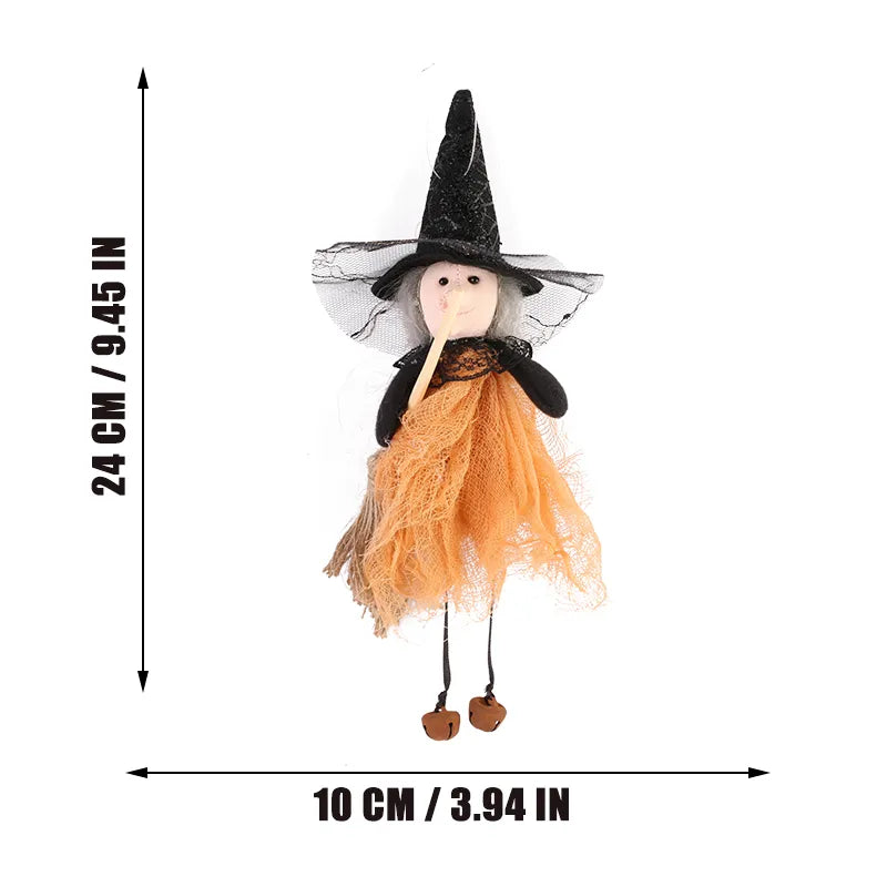 Scary Witch Doll Indoor Decor Halloween Props Home Decoration Halloween Witch Props Halloween Tree Hanging Ornaments Halloween T