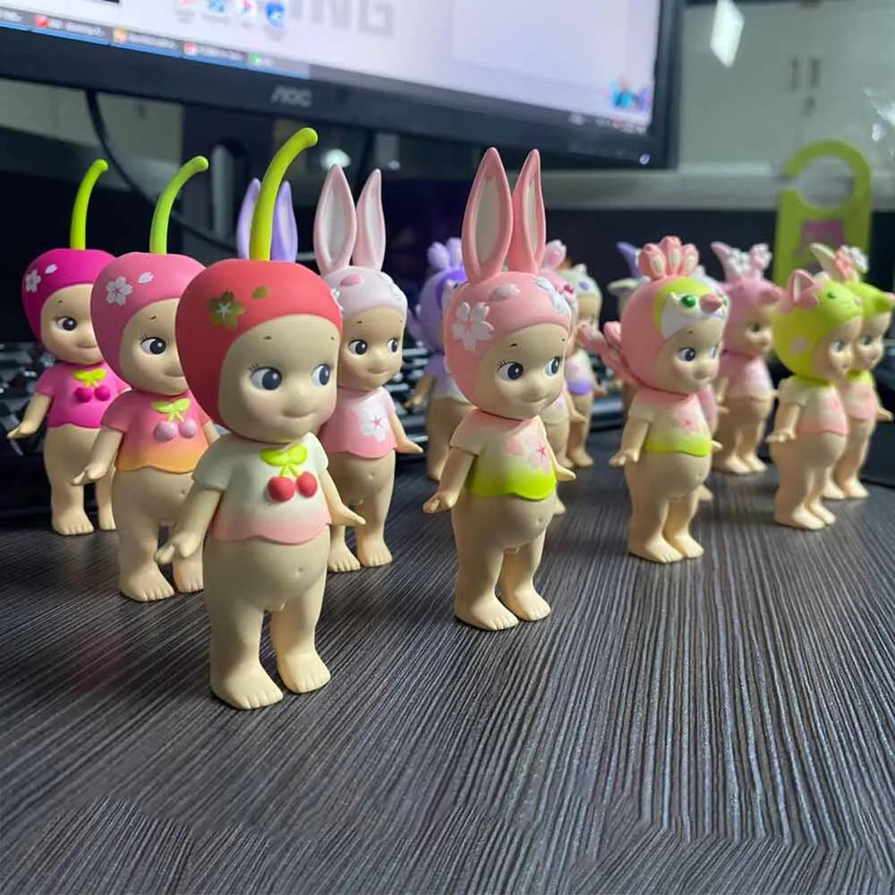 New Sonny Angel Cherry Blossom Series Blind Box Toys Mystery Box Kawaii Lucky Box Cute Doll Decoration Collect Model Couple Gif