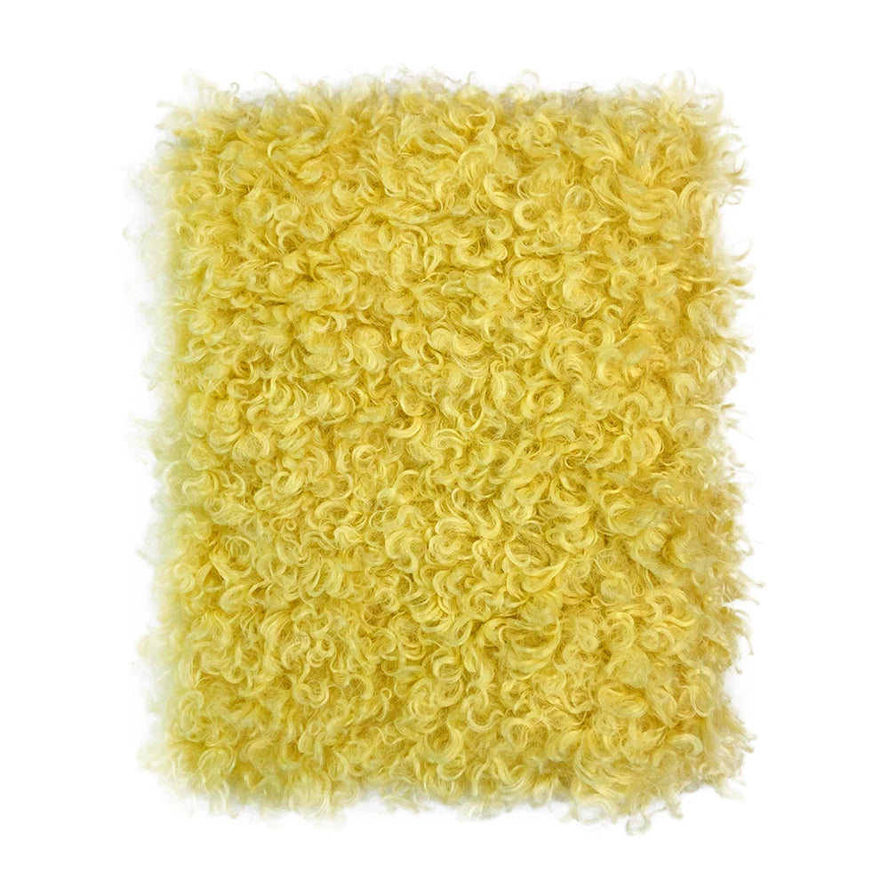 Teddy Fur Plush Fabric Polyester Soft Fabrics by Meters Promotion for DIY Doll Hair Non Elastic Solid Color Single Sided Velvet