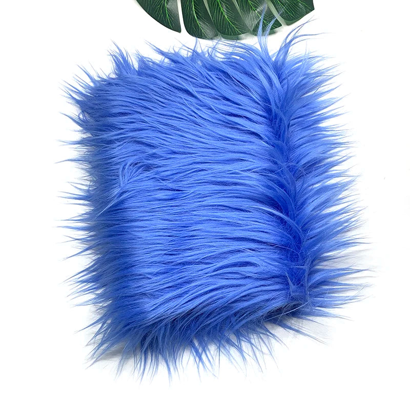 Faux Fur Fabric 46 Colors 160x50cm 8cm Soft Long Plush Handmade Doll/Clothing Shaggy Fabric
