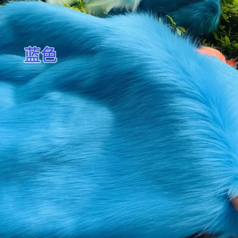 Wholsale Imitation Fox Plush Fur,cloth Counter Carpet Material,faux Fur Fabric,160cm*50cm/Pcs