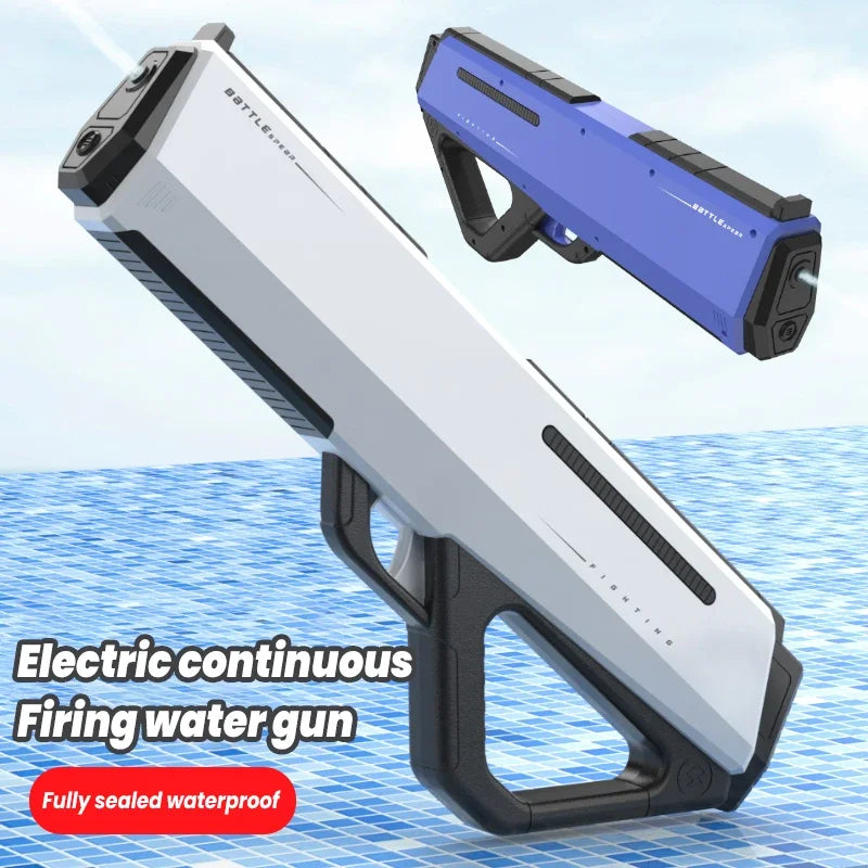 New Electric Water Gun Toy Fully Automatic Water Absorbing Powerful Spray Water Blaster Summer Outdoor Toys Children's Gift