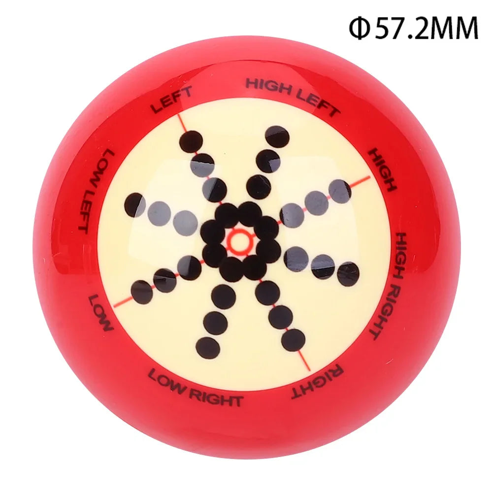 Training Billiard Cue Ball Snooker Practice Assist Accessory Practice Balls With Standard Lines and Dots America Pool Eight Ball