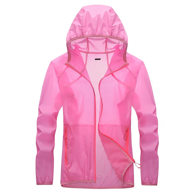 Golf Raincoat Rain Jacket Waterproof Lightweight Quick-Dry UV Sun Protection Breathable Outdoor Sports Men Women Golfing Apparel