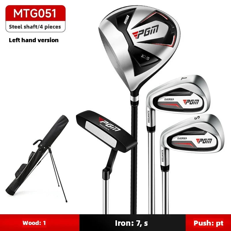 PGM Men's Golf Clubs Sets Right Left Handded Complete Beginner's Full Golf Set 9/12 Branch High Fault Tolerance Golf Supplies
