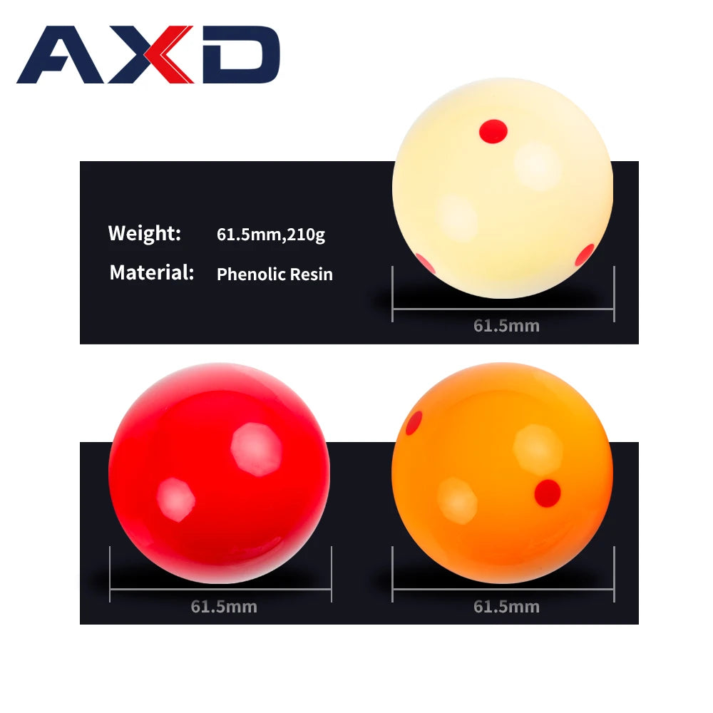 ZOKUE 3 Cushion Billiard Ball With 61.5mm 3 Colors Professional Game Ball for Carom Cue