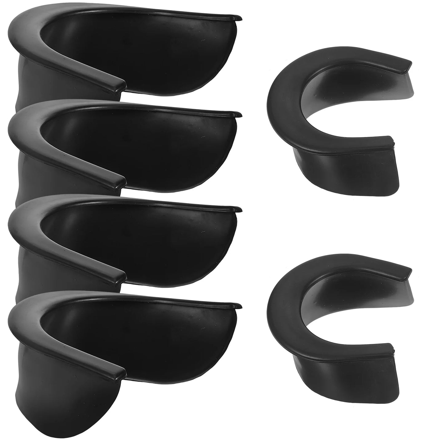 6pcs Billiard Pool Table Hole Pocket Rubber Liners Set Pool Table Pocket Liners Billiard Pocket Hole Liners Snooker Accessories