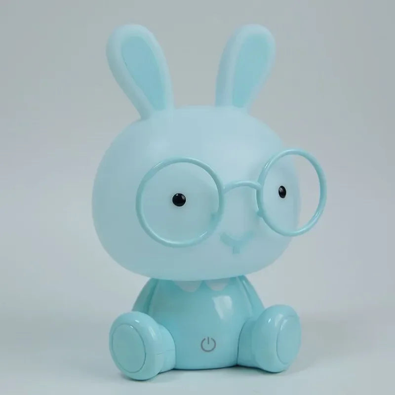 Modern Cartoon Night Light Led Baby Kids Room Lights Decor Rabbit Led USB Floor Lamps Bedroom Lamp Touch Switch Decor Luminaire