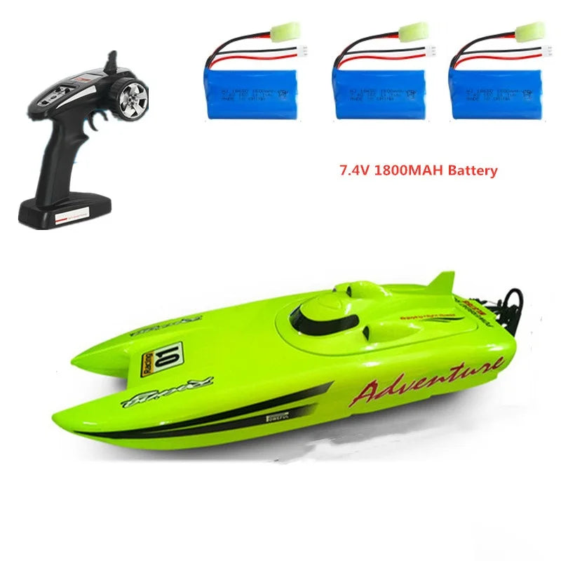 40km/H High Speed 2.4G RC Speedboat 53cm Large Size RC Racing Boat Mulit Function Waterproof RC Boat Summer Water Play Game Gift