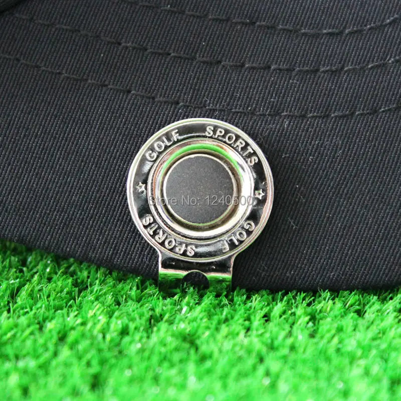 1.18" Lucky Clover Golf Ball Mark W Magnetic Golf Hat Clip 30mm Green Four Leaf Clover Golf Marker Training Aids