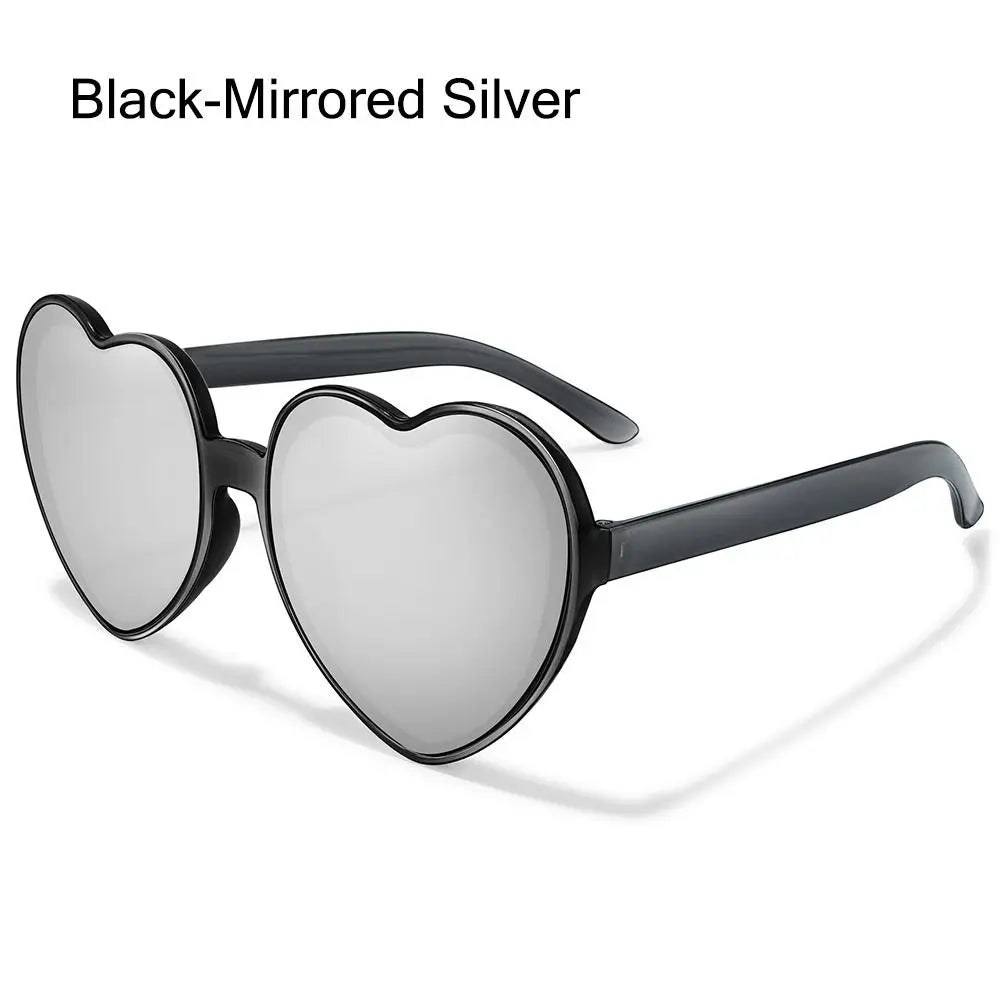 Summer Heart Sunglasses Trendy Heart Shaped Sun Glasses for Women Party Halloween Cosplay Glasses UV400 Protection Eyewear
